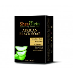 AFRICAN BLACK SOAP WITH SHEA BUTER, OATS, HONEY & OSUN