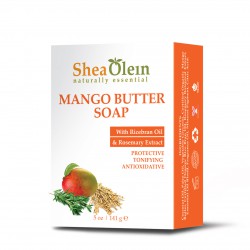 MANGO BUTTER SOAP WITH RICE BRAN OIL & BLACK PEPPER